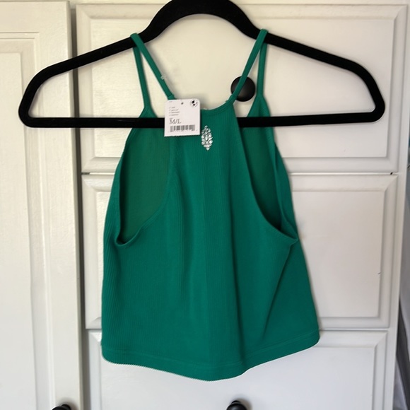 NWT FP Movement cardinal ribbed racerback crop tank - Picture 7 of 8